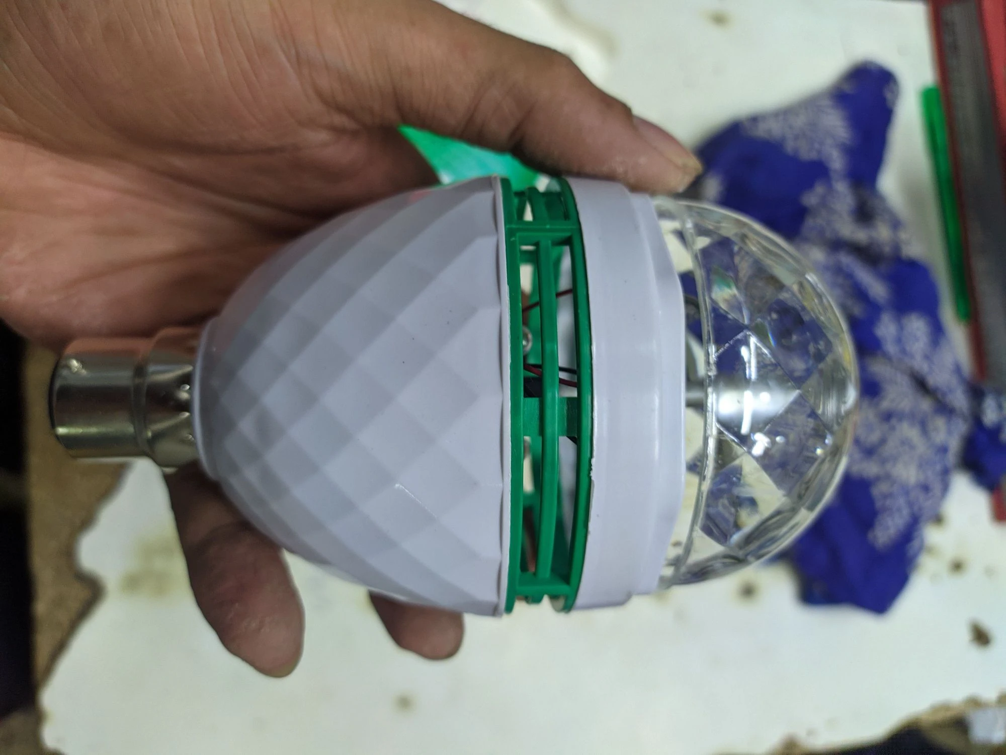 Disco Light / RGB LED / 360degree rotation / Dj bulb / Party light DJ Light