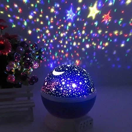 Star Master light Rotating Sky Colourful Light Starry sky night light projector Star and moonlight Table Lamp Night Light Star Master Decoration Light Festival Light - Table Lamp - Table Lamp