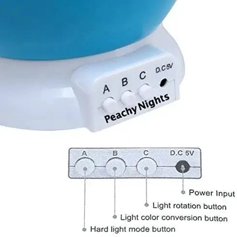 Star Master light Rotating Sky Colourful Light Starry sky night light projector Star and moonlight Table Lamp Night Light Star Master Decoration Light Festival Light - Table Lamp - Table Lamp