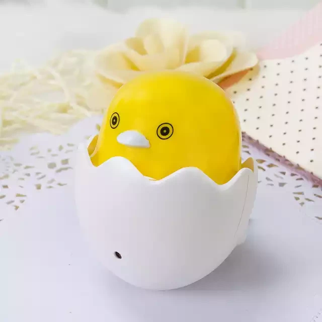 Yellow Duck With Egg Shape Led Night Light