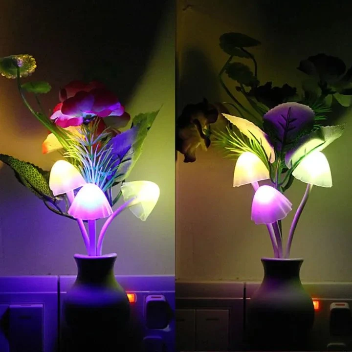 LED Sensor Dream Mushroom Lamp - Multicolor Night Light