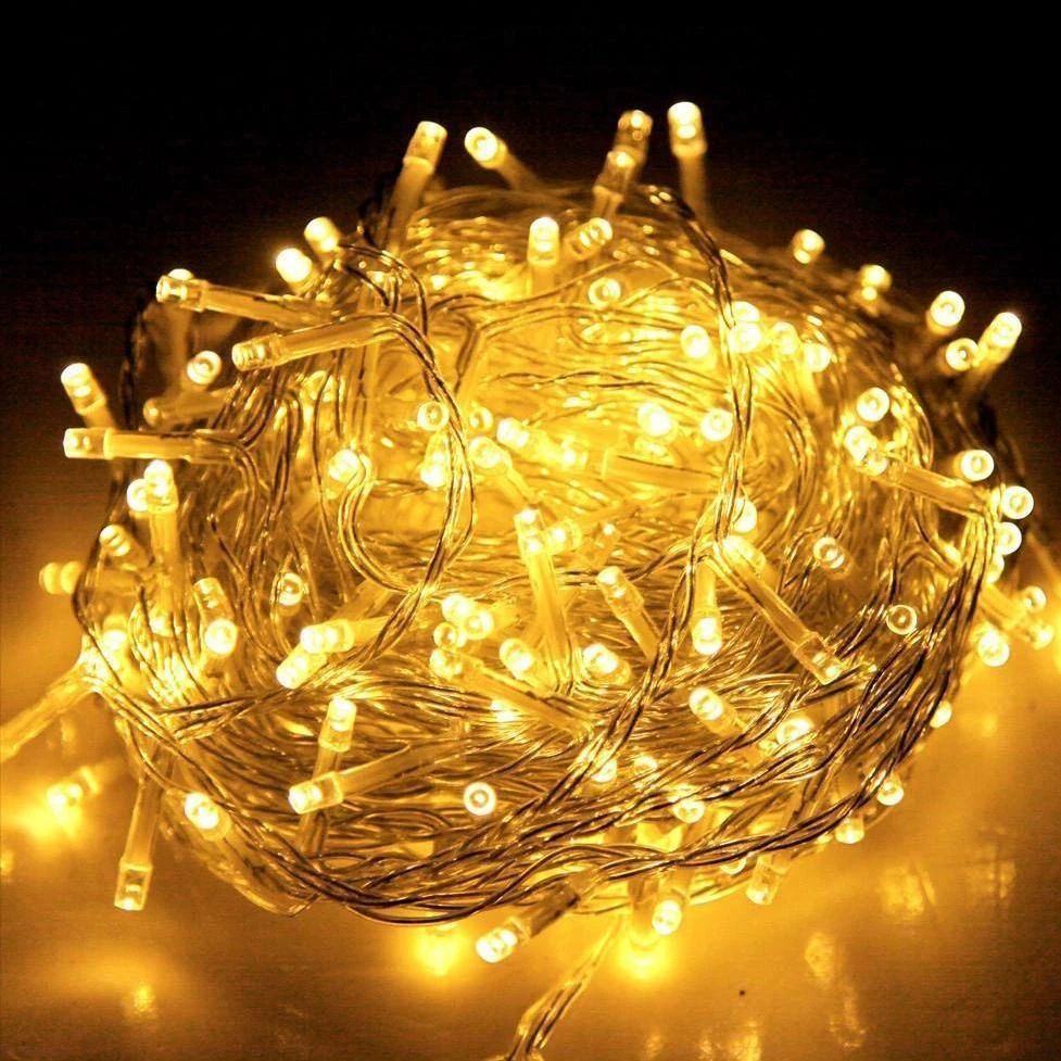 Fairy Decorative Light 80 Led- Golden, Weeding Festival Party 28 Feets water proof Led Light.