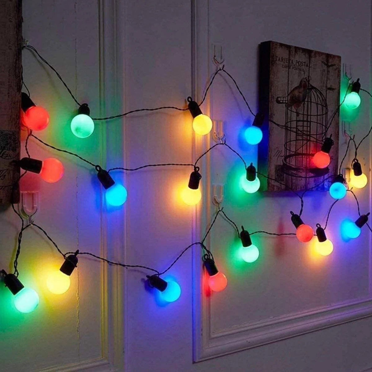 Decorative LED Fairy Light Ball Shaped - Multi-color - medium - bulbs - Light