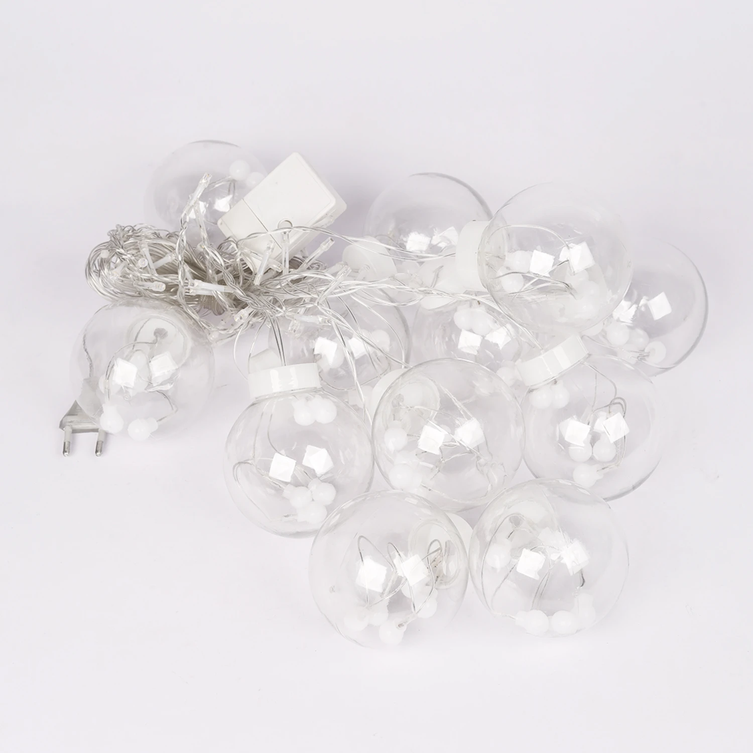 পর্দা বেডরুমের বারান্দার ক্রিসমাস ইনডোর লাইটের জন্য 2.5m স্ট্রিং লাইট led গারল্যান্ড স্টারি ক্রিস্টাল উইশিং বল সজ্জা - fairy lights for room decoration