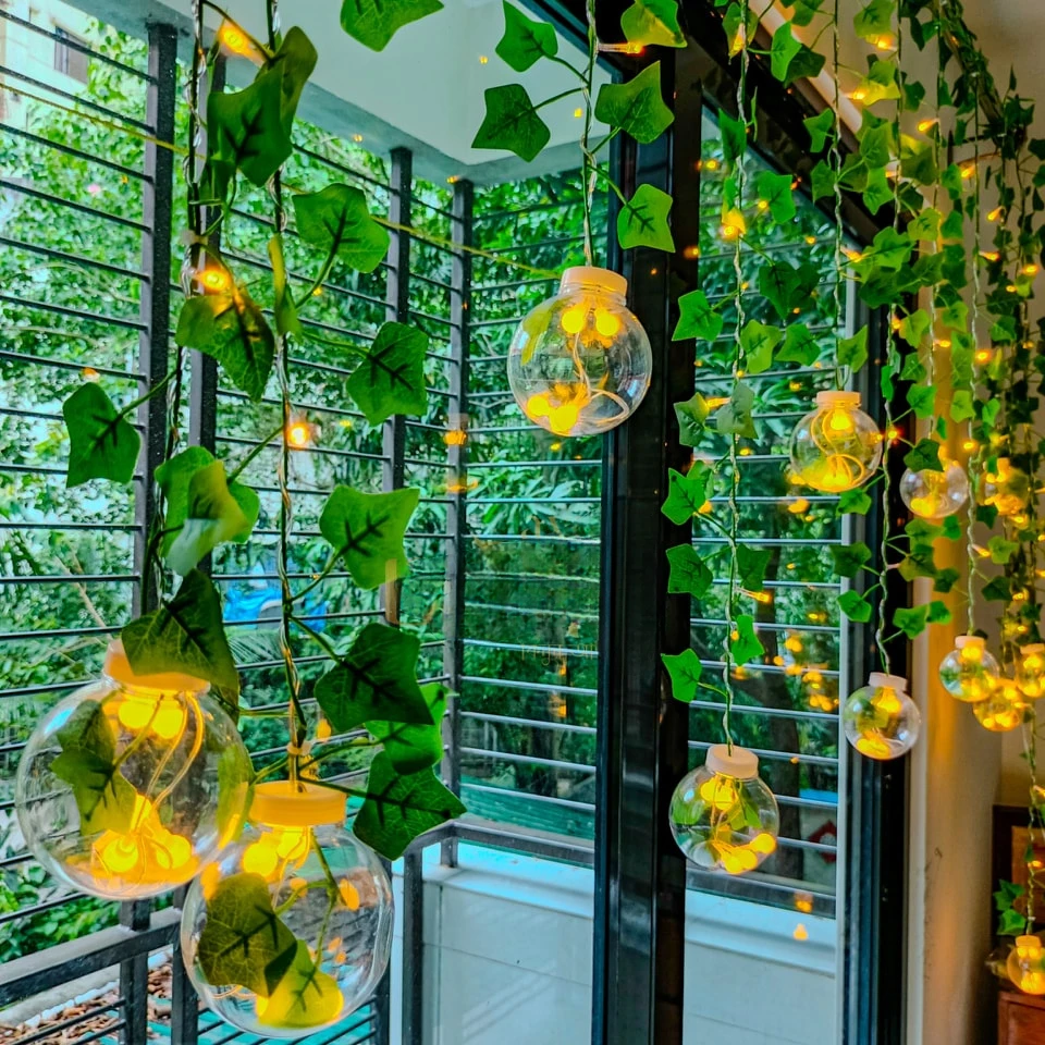 Wish Ball Leaf Curtain Light☘️