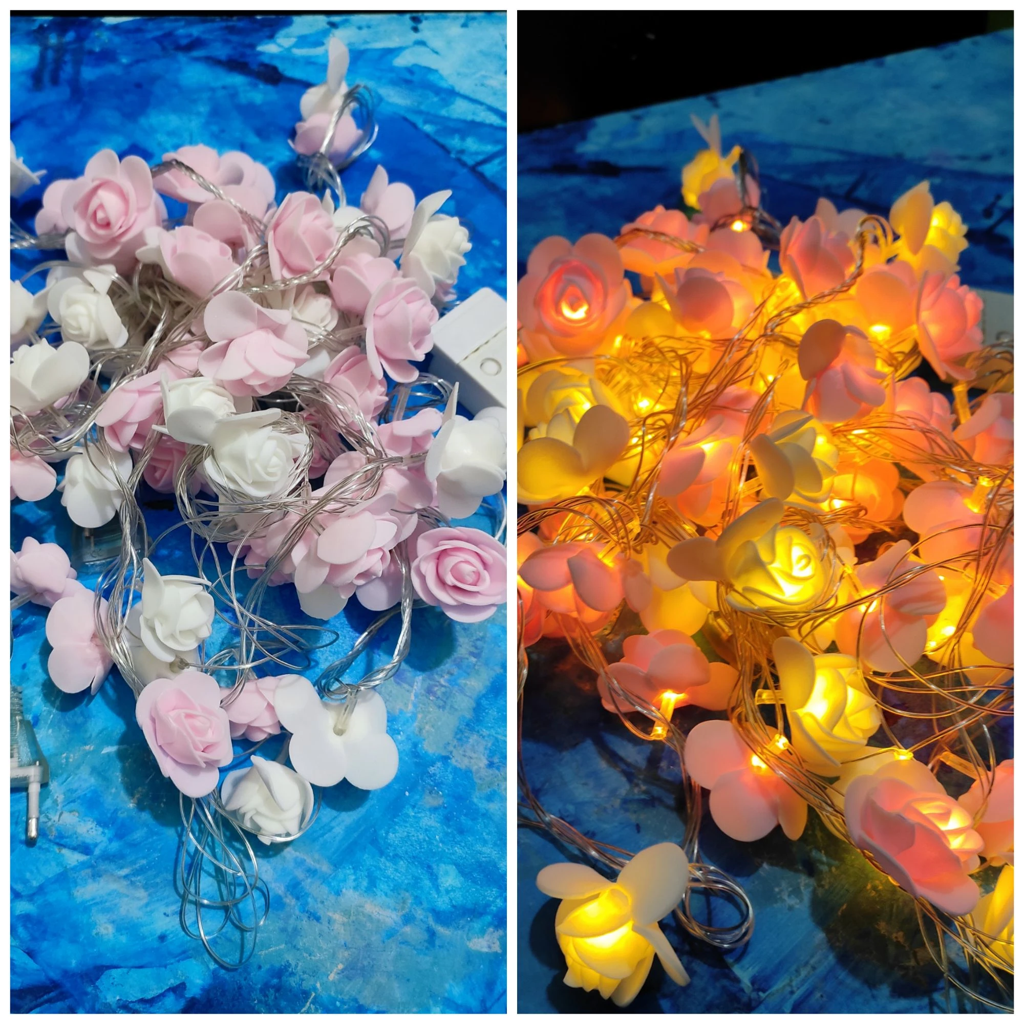 RM For 80 pieces Rose fairy light set current system Super collection